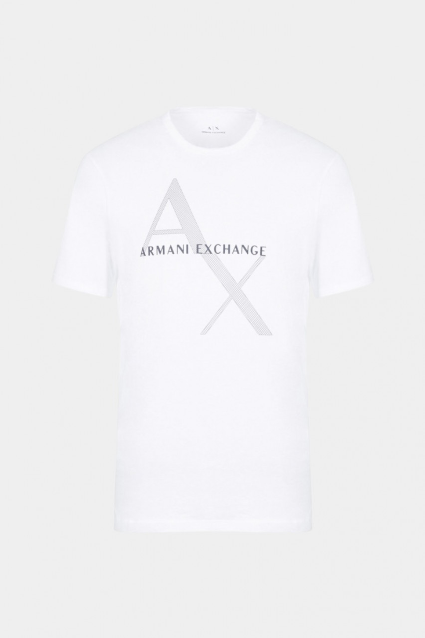 Біла футболка стандартного крою 8NZT76 Z8H4Z 1100 Armani Exchange