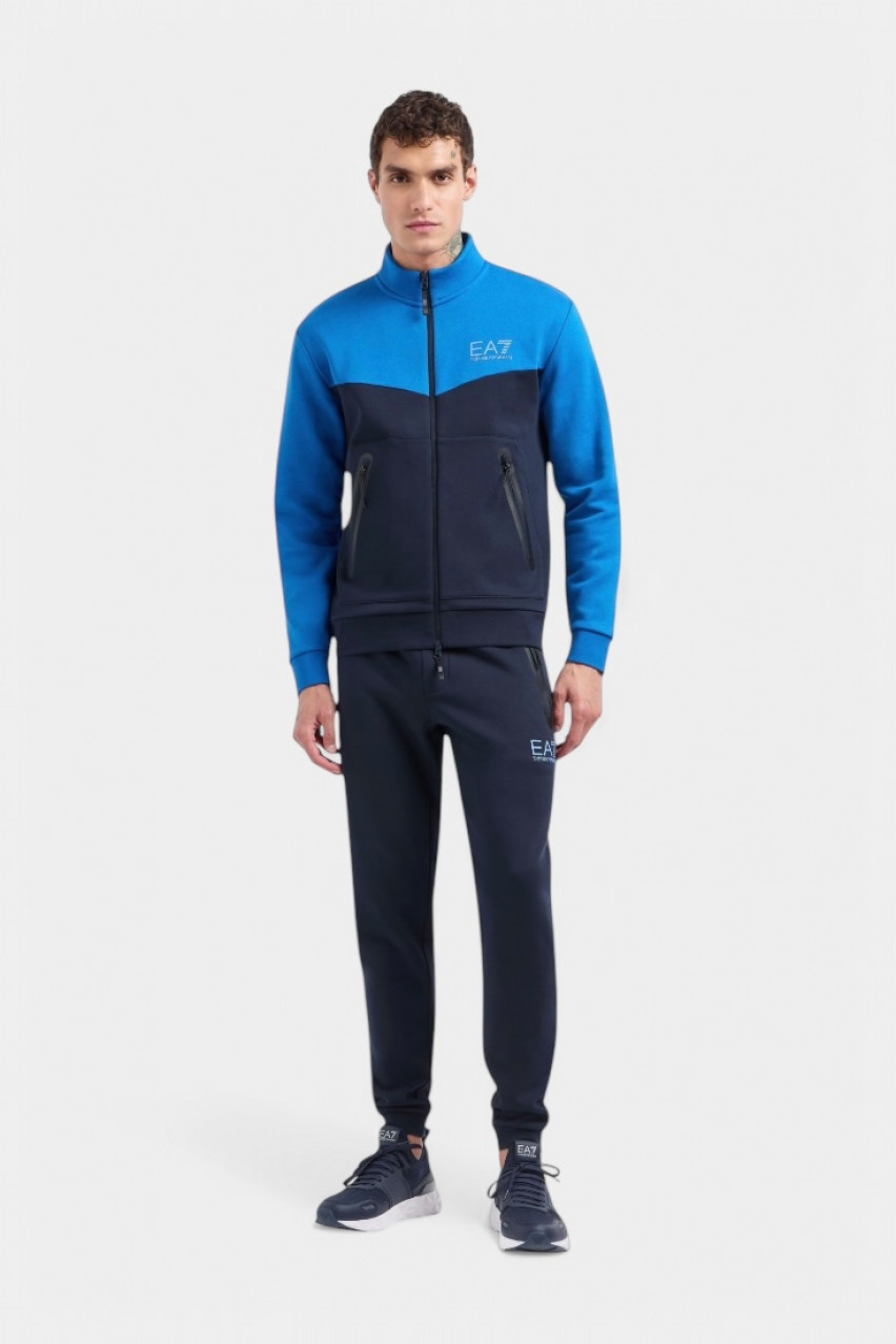 Синий спортивный костюм Athletic Colour Block 6DPV59 PJVTZ 1562 EA7