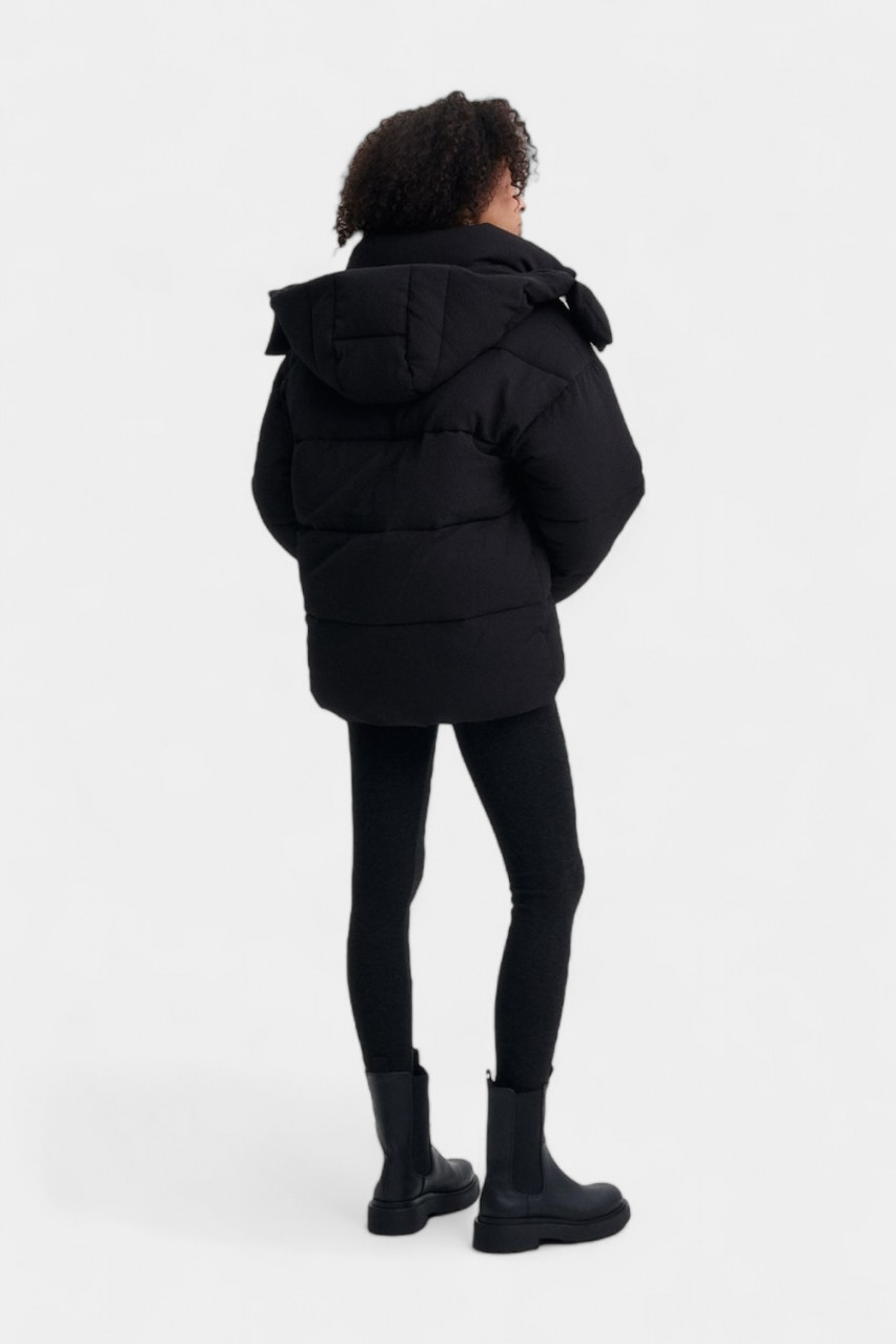 Чорний пуховик Black Sugar Long FW24-25_Long_Sugar_Black GNZ