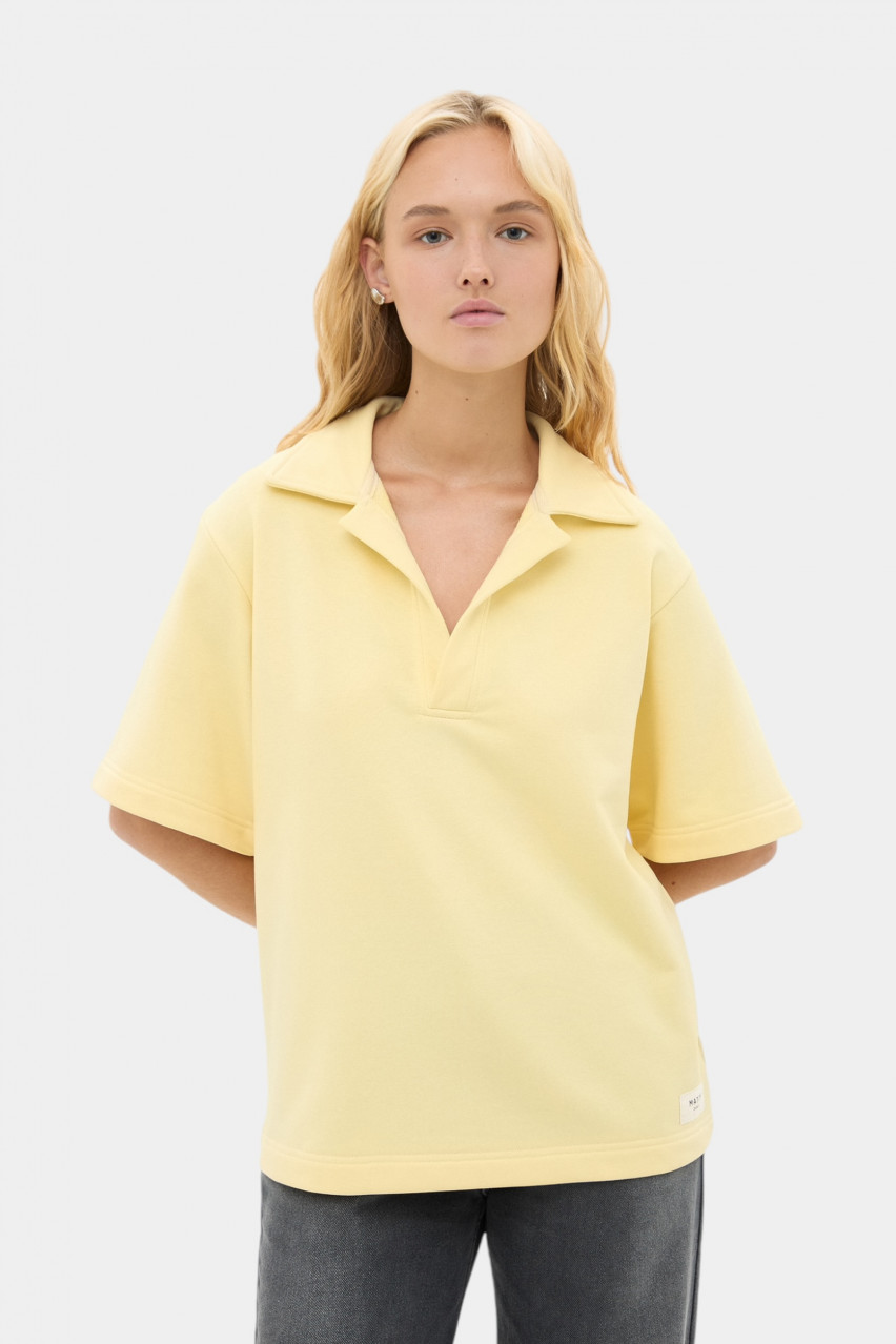 Желтое поло sp25-polo-yellow MATCH DENIM