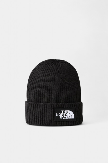 Черная шапка TNF Box Logo Cuffed Beanie