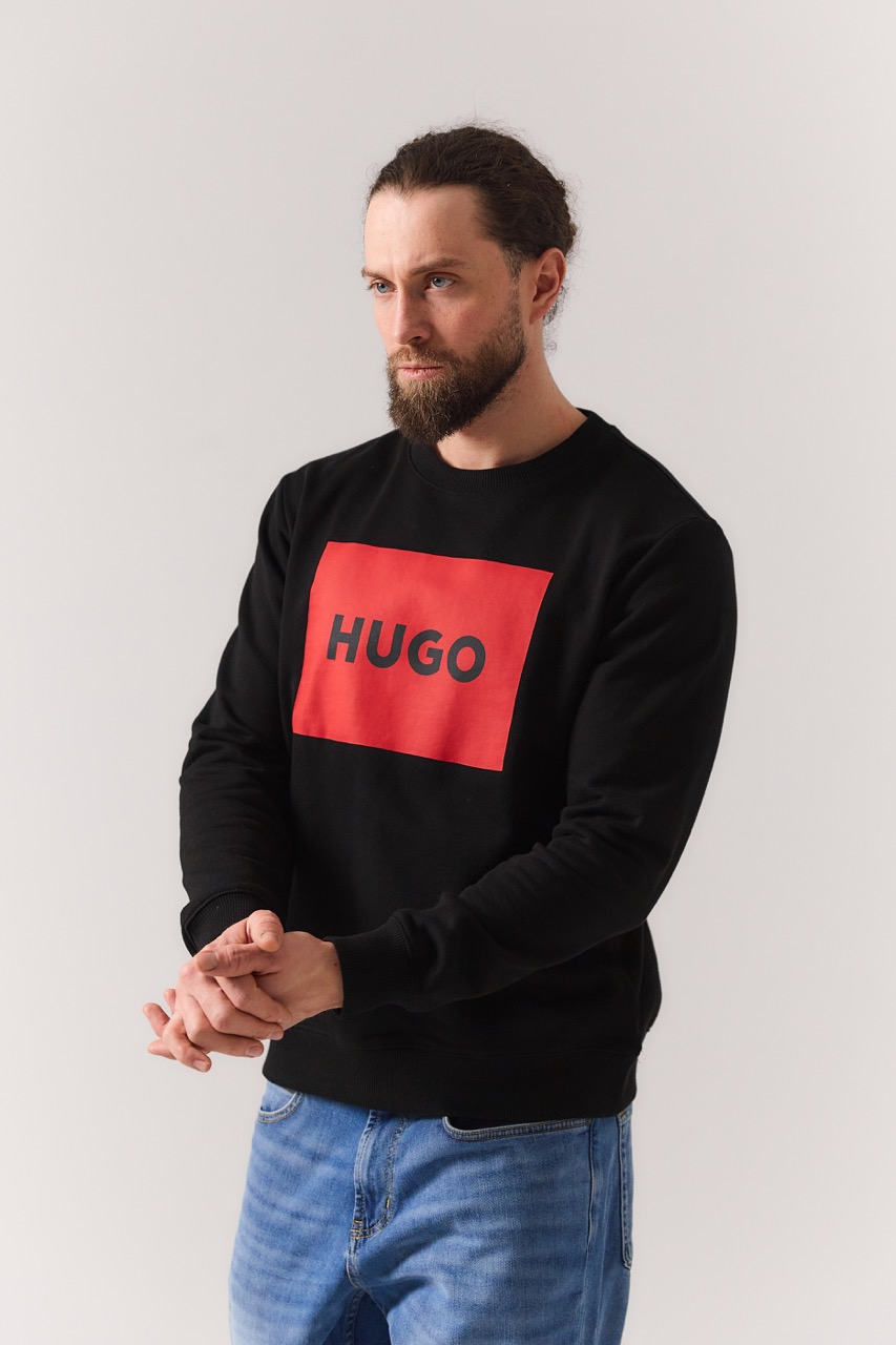 Чорний світшот HUGO