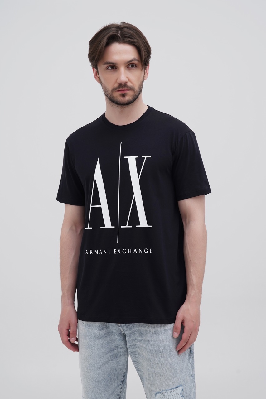 Синя футболка Armani Exchange