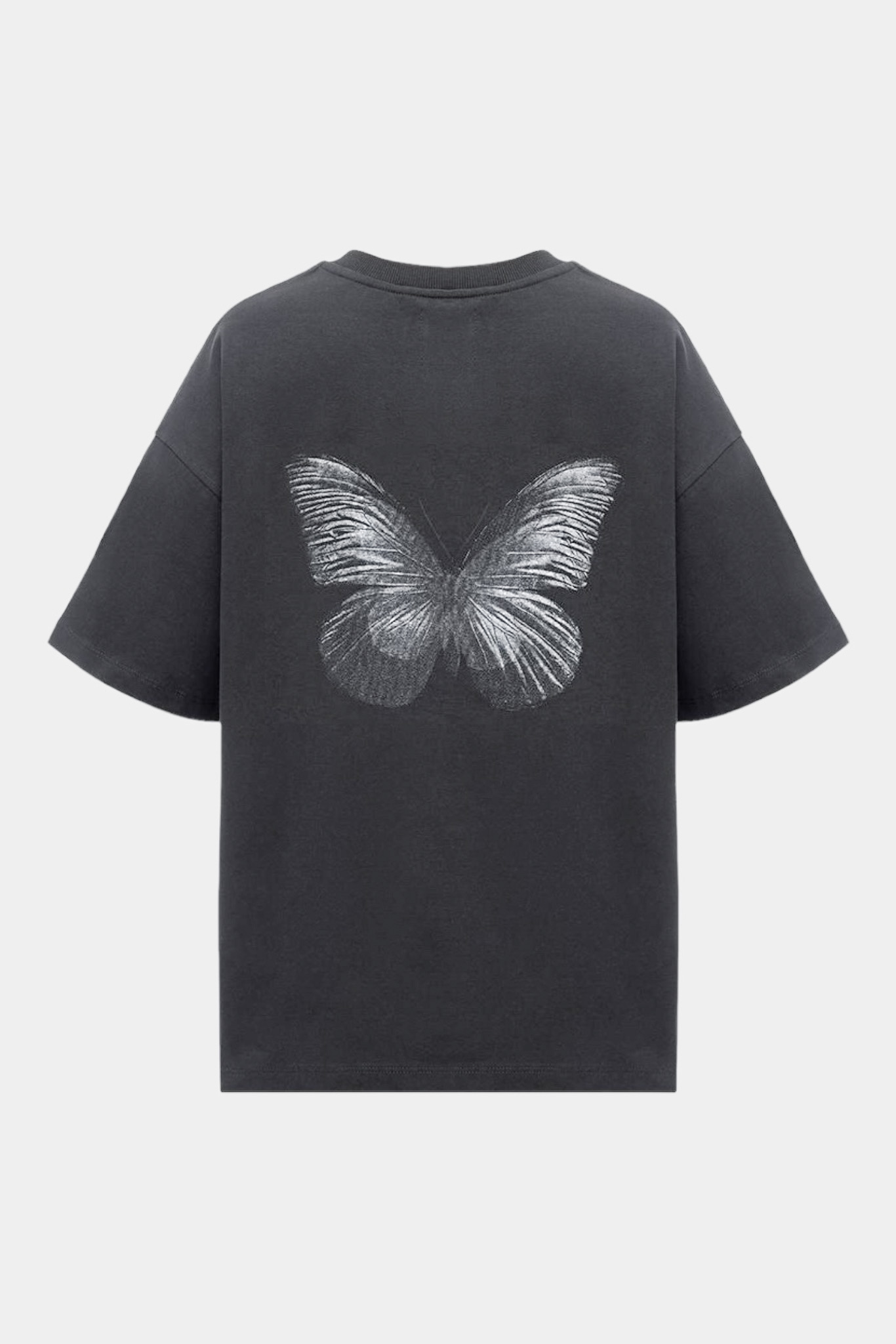 Графитовая футболка Butterfly Washed