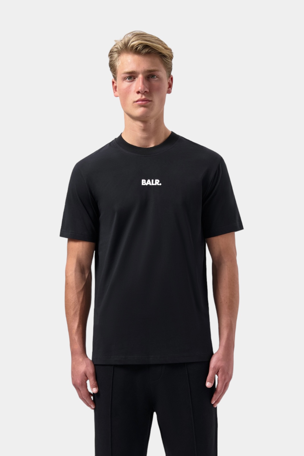 Черная футболка BALR. Stadium Regular Fit B1112.1264 102 BALR.