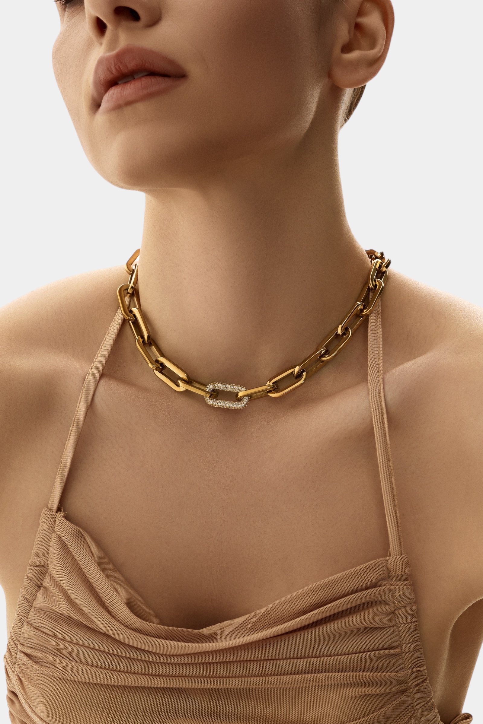 Золотое ожерелье Necklace 01