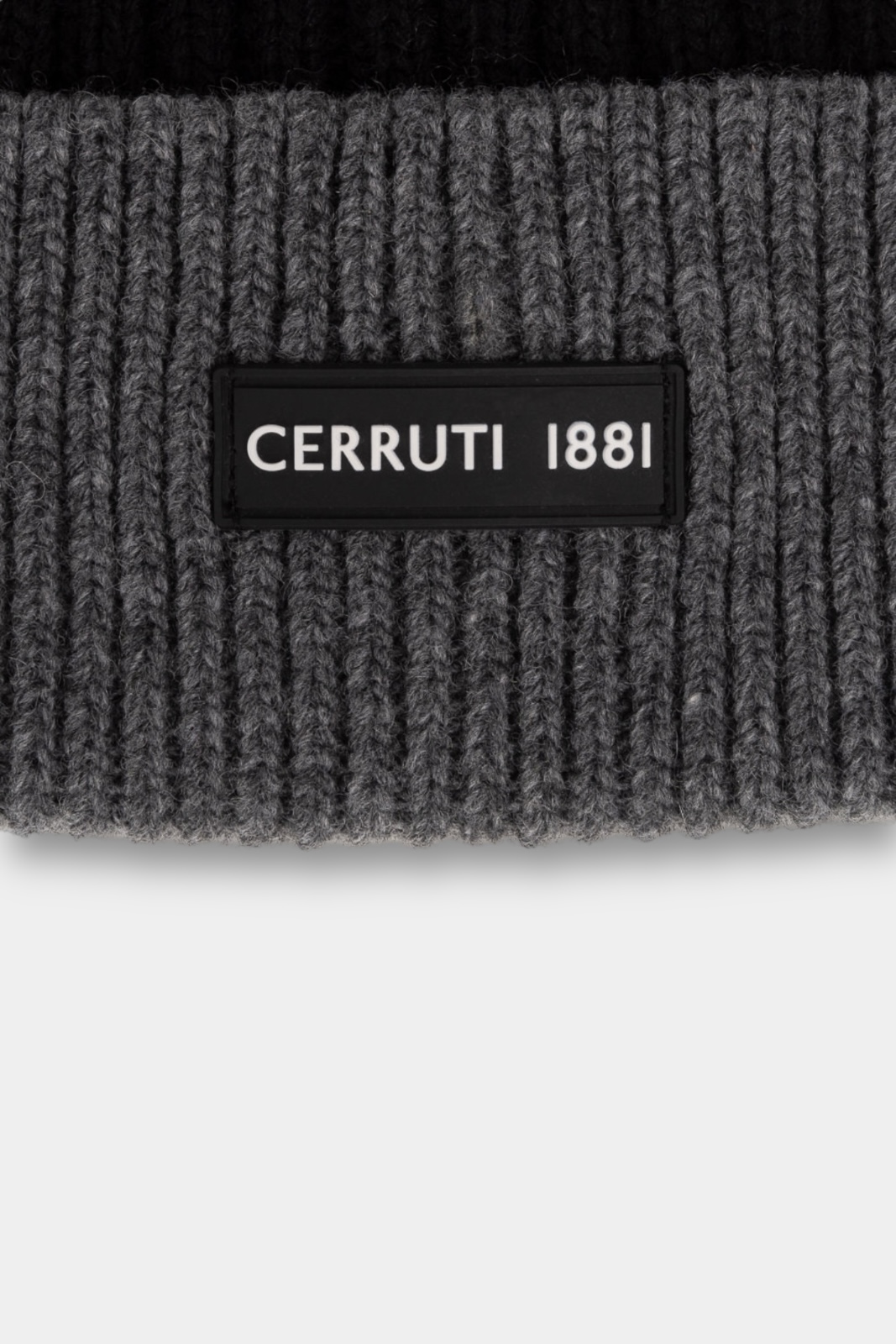 Чорно-сіра шапка CECP06702L Cerruti I88I