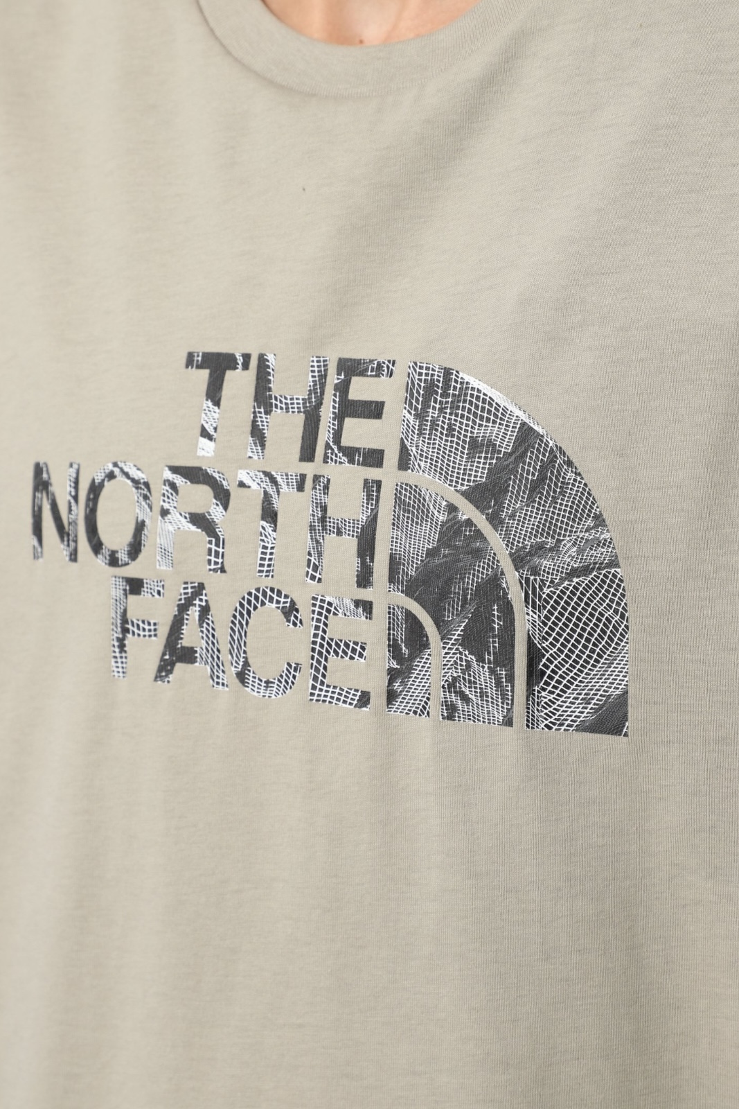 Оливковая футболка S/S Easy Tee Graphic Infill NF0A8A3W9IT1 The North Face