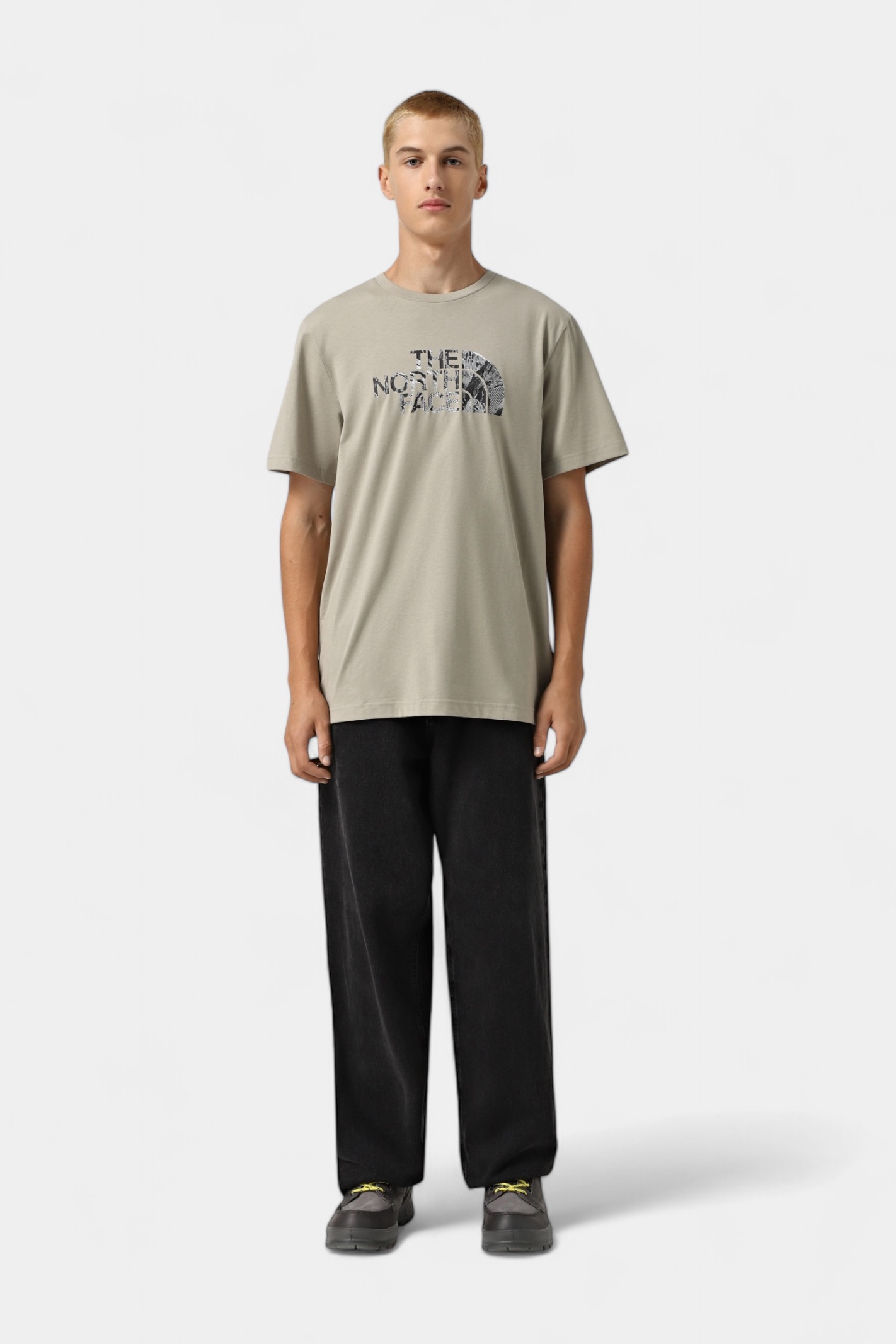 Оливковая футболка S/S Easy Tee Graphic Infill NF0A8A3W9IT1 The North Face