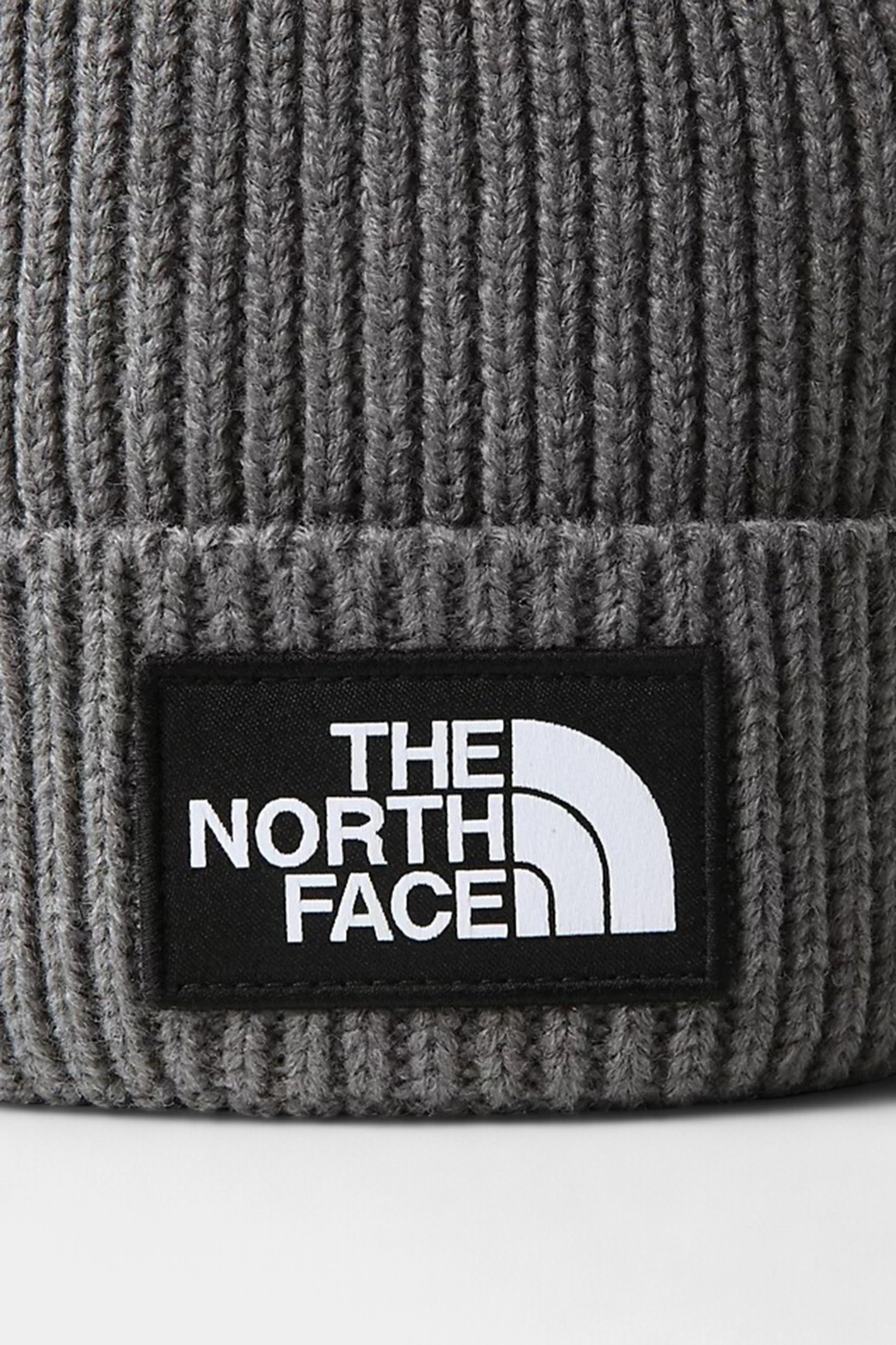 Сіра шапка TNF Box Logo Cuffed Beanie NF0A7WGCDYY1 The North Face